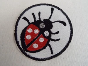Ladybug Embroidery Iron-on Patch - Picture 1 of 1