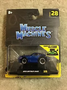 Maisto 2021 Muscle Machine 1972 BLUE DATSUN 240Z 1/64 Diecast Series 5 - Picture 1 of 9