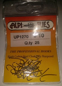 Ami per pesca a mosca ALPI FLIES fly tying hooks SERIE 1270 UP,pcs.25/blister - Imagen 1 de 1