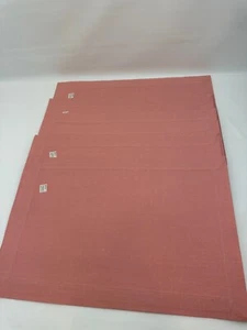 6er Set Vintage Rosenbaum Mauve Leinen Tischsets 11,5" x 17,5" USA - Bild 1 von 16
