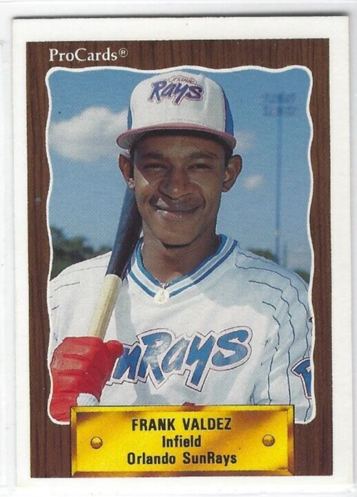 1990 Orlando SunRays (Class AA-Minnesota Twins) Frank Valdez - Image 1 of 1