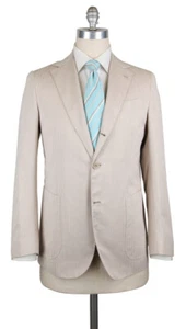 Luigi Borrelli Beige Virgin Wool Suit - 40/50 - (SA9191712) - Picture 1 of 4