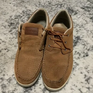Gravis 2013 Spring Ed RARE Skipper Sudan Brown Burnt Orange Moccasin Shoe FLAWS - Picture 1 of 7