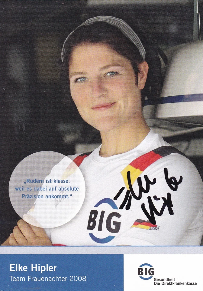 Elke HIPLER - Deutschland, Silber WM 2006 Rudern, Original-Autogramm! - Bild 1 von 1