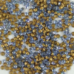 1012 PP17 LSA *** 100 strass Swarovski fond conique PP17 (2,35mm) light sapphire - Picture 1 of 4
