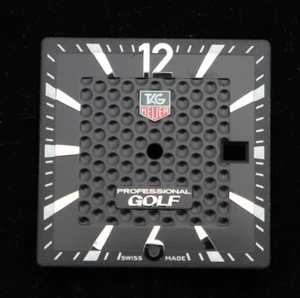 TAG HEUER WAE1111 GOLF ESFERA NEGRA CON MARCADORES PLATEADOS Y VENTANA DE FECHA - Imagen 1 de 4