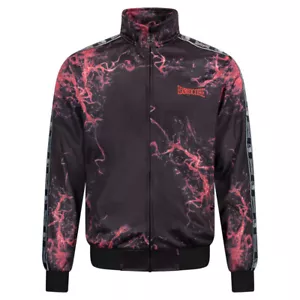 Chaqueta de entrenamiento 100% HARDCORE "Flaming Dog" | Negro / Rojo | Gabber - Imagen 1 de 3