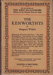 The Kenworthys by Margaret Wilson Harper & Brothers, 1925, Hardcover - Picture 1 of 1