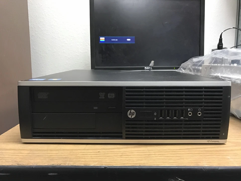 HP Compaq 8200 Elite SFF Desktop PC | Core i5 | 4GB RAM | 250GB | Windows 7 - Image 1 of 4