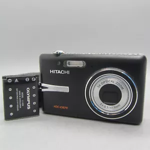 Hitachi Digital Camera HDC-1087E 10.1MP Black Tested - Picture 1 of 8