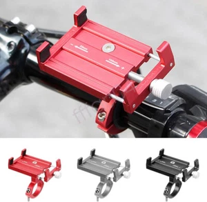 Bicycle Mobile Phone Holder Bike Bracket Handlebar Support Mount Aluminium Alloy - Picture 1 of 9