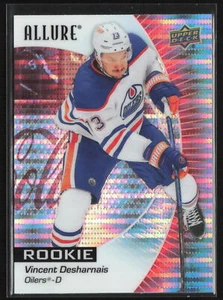 Vincent Desharnais 2023-24 Allure Rookie Red Rainbow #142 Edmonton Oilers - Picture 1 of 2