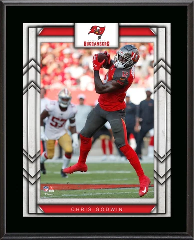 Chris Godwin Tampa Bay Buccaneers 10.5" x 13" Player Plaque Cover