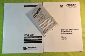 PEAVY CEQ 28R Computer Controlled Graphic Equalizer OPERATING INSTRUCTIONS ! ! - Picture 1 of 2