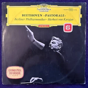 BEETHOVEN Sym No. 6 & Pastoral KARAJAN / DGG TULIP RED Stereo SLPM 138 805 EX - Picture 1 of 6