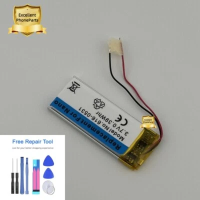 New Internal For Apple iPod Nano A1366 616-0531 Battery + Tools - Image 1 of 4