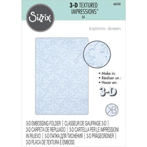 Sizzix 3D Textured Impressions By Kathrin Breen Snowflakes #2 - Picture 1 of 3
