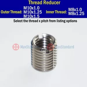 Gewinde Reduzierverschraubung Außen M10 x1,0 M10x1,25 M10x1,5 Innen M8 M8x1,25 Adapter - Bild 1 von 10