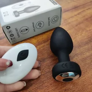 Anal Vibrator Plug Vibration Prostata Fernbedienung Sex Toy Spielzeug Silikon 💕 - Bild 1 von 24