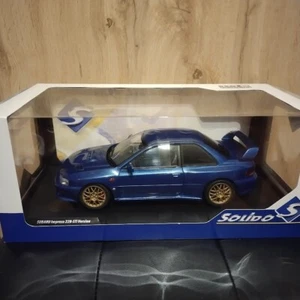 SUBARU IMPREZA  STI  22B BLEU METAL 1998  SOLIDO JOLI MODEL 1/18 - Photo 1/3