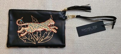 Muñequera Artista pintada a mano única en su clase - Manchas de leopardo selva cobre metálico Foto 1 de 3