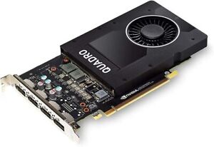 PNY NVIDIA Quadro P2200 5GB GDDR5X Video Graphic Card GPU 4 Display 5K 30-bit