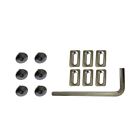 Easy to Install Pedal Cleats Kit for Road Bikes Includes Washers and M5 Screws