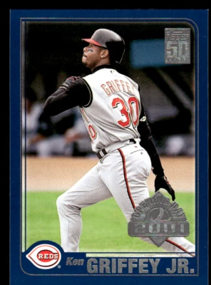 -KJ- 2001 Topps Opening Day - Ken Griffey Jr #124 *Free Shipping* Reds - Image 1 of 2