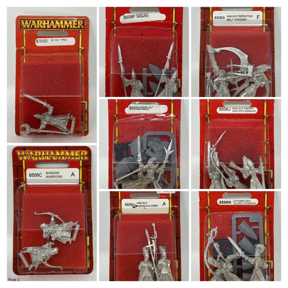 Warhammer Fantasy: High Elves Blisters Multi-Listado NUEVO TALLER DE JUEGOS PRECINTADOS Foto 1 de 1