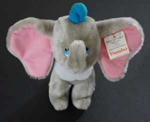 VINTAGE DISNEY PARKS DUMBO PLUSH * 8" TALL WITH ORIGINAL TAG - Picture 1 of 4