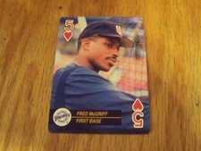 FRED McGRIFF 1992 ACES PLAYING CARDS  BASEBALL CARD  ODD BALL  5 