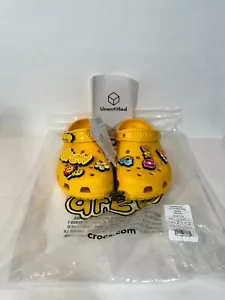 Justin Bieber Drew House x Crocs Yellow Men's Size 5/ Women's Size 7 NEW LIMITED - Picture 1 of 2
