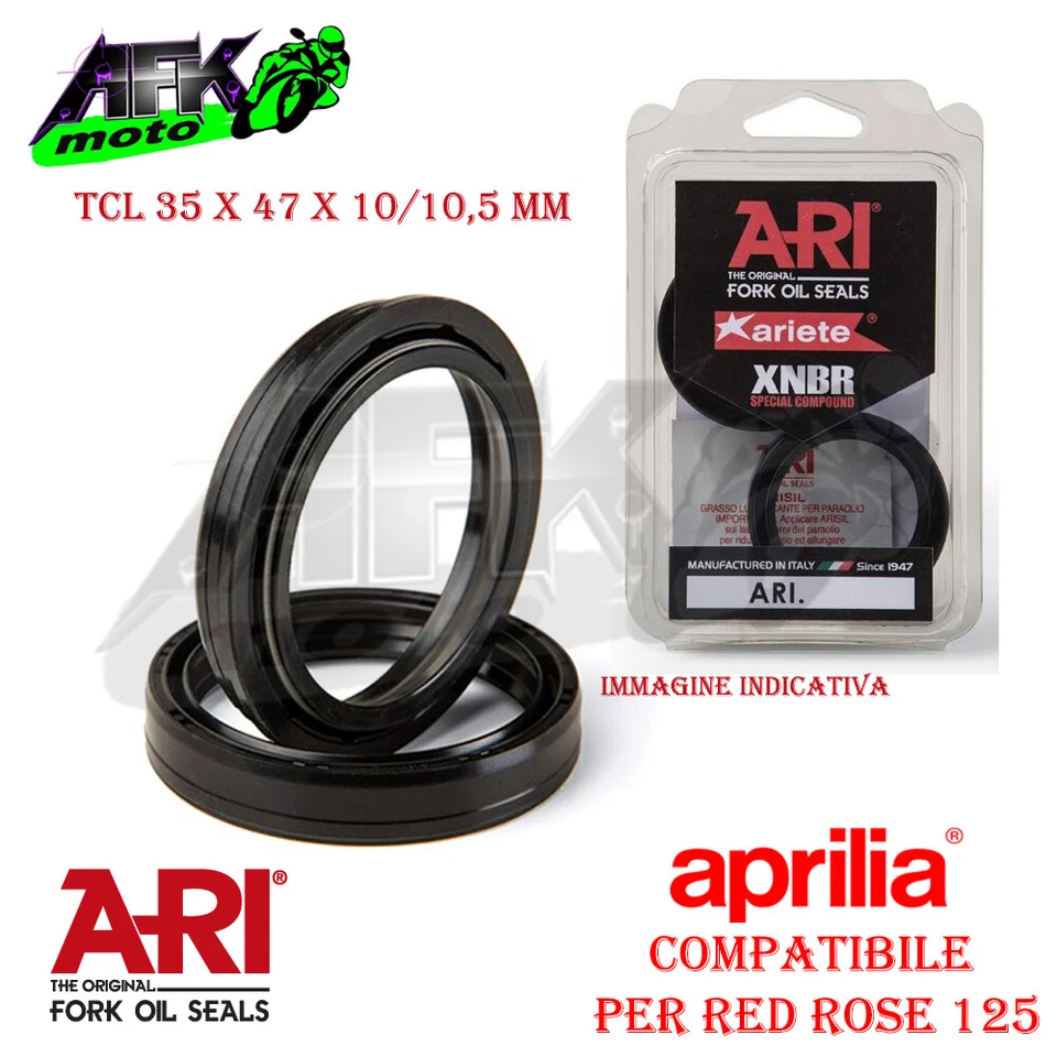 Paraolio Forcella TCL 35x47x10/10,5 mm Per Aprilia Red Rose 125 dal 1988 al 1989 - Immagine 1 di 1