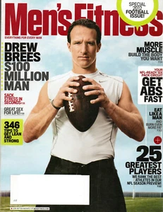 Men's Fitness Magazine October 2012 Drew Brees 25 Greatest Football Players - Picture 1 of 3