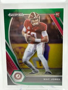 2021 Prizm Draft Picks Green Prizm #104 Mac Jones Rookie Card - Picture 1 of 2