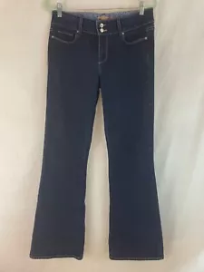 Paige Jeans 31 Blau Denim Hidden Hills Mid Rise Flare Baumwolle Premium Stretch - Bild 1 von 9