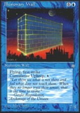 4x Illusionary Wall MTG Ice Age NM Magic Regular