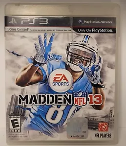 Madden NFL 13 (SONY PlayStation 3 PS3 Game) 2013 Complete With Manual - Picture 1 of 9