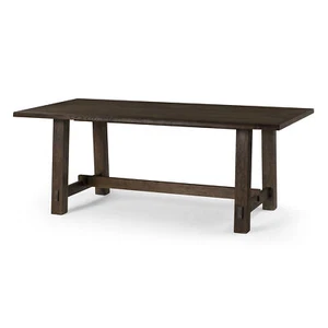 Maven Lane Yves Wooden Dining Table in Weathered Brown Finish (For Parts) - Picture 1 of 3