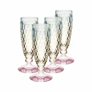 Villeroy & Boch Boston Pearl Sektglas 120 ml 4er Set aus Kristallglas - Bild 1 von 5