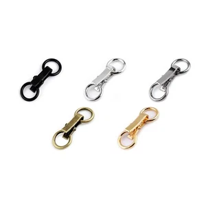 Metallverschluss, Metallschließe - mit Karabiner - 21 x 60 mm - 5 Farben - Bild 1 von 8