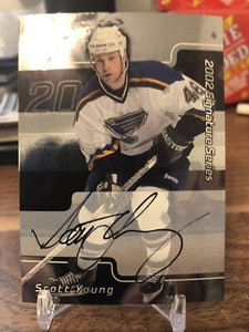 Scott Young auto 2002 Be A Player card h1828