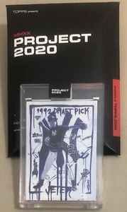 2020 Topps Project 2020 #93 ⚾️ 1993 Derek Jeter By Gregory Siff ⚾️ Rookie Remix - Picture 1 of 3
