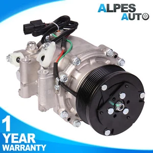 New AC Compressor w/ Cluth 38810RRBA01 38810RNAA02 For 2006-11 Honda Civic 1.8L - Picture 1 of 13