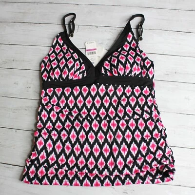 Tommy Bahama Mujer Tankini Top de Natación Talla XXS Traje de Baño Control Abdomen UPF 50 Foto 1 de 4