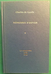 Nachlaß PIERRE BRICE: de Gaulle "Memoires I" aus seiner Sammlung! Nachlaßstempel - Picture 1 of 6