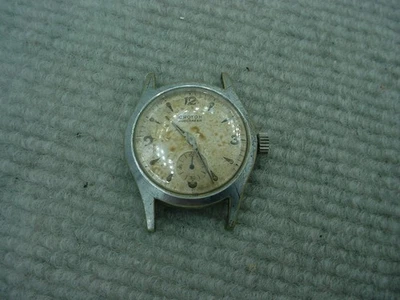 RELOJ PULSERA VINTAGE SUIZO CROTON BUCCANEER DE ACERO INOXIDABLE DE VESTIR PARA HOMBRE Foto 1 de 4