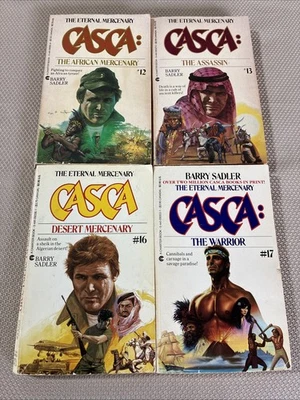 Casca : The Eternal Mercenary by Barry Sadler  Pb Lot (4 Books) 12/13/16/17 - Image 1 of 4