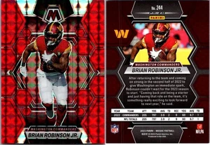 2023 Panini Mosaic - Brian Robinson Jr. #244 Red Mosaic Prizm - Picture 1 of 1