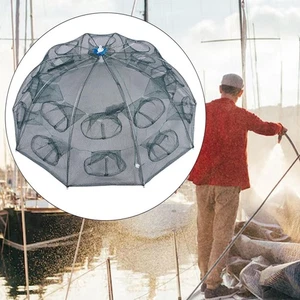 Tragbares Fischernetz Faltbar Angelwerkzeug 20 Löcher für Teich Außen Hummer - Bild 1 von 7